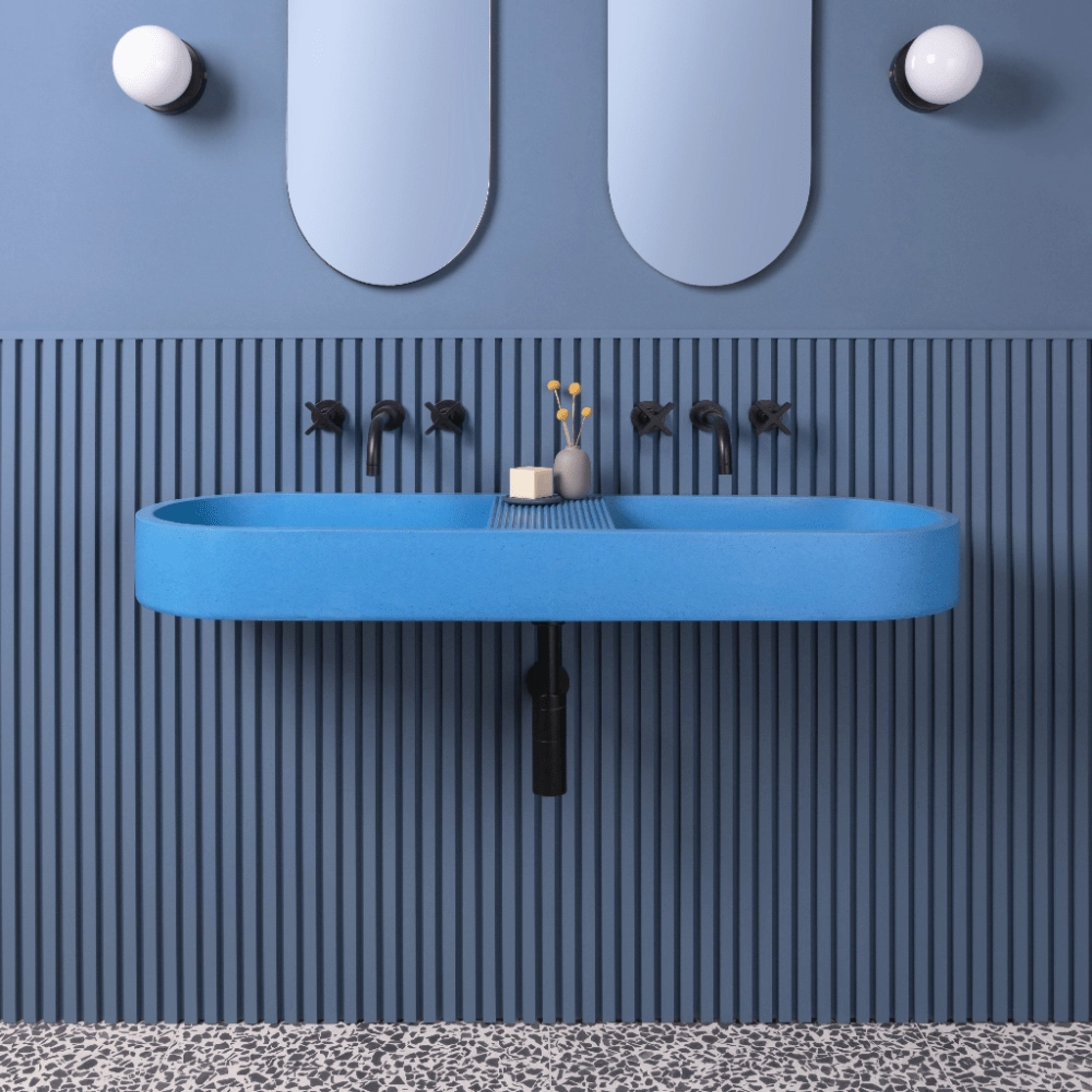Kast Aura Double Concrete Basin