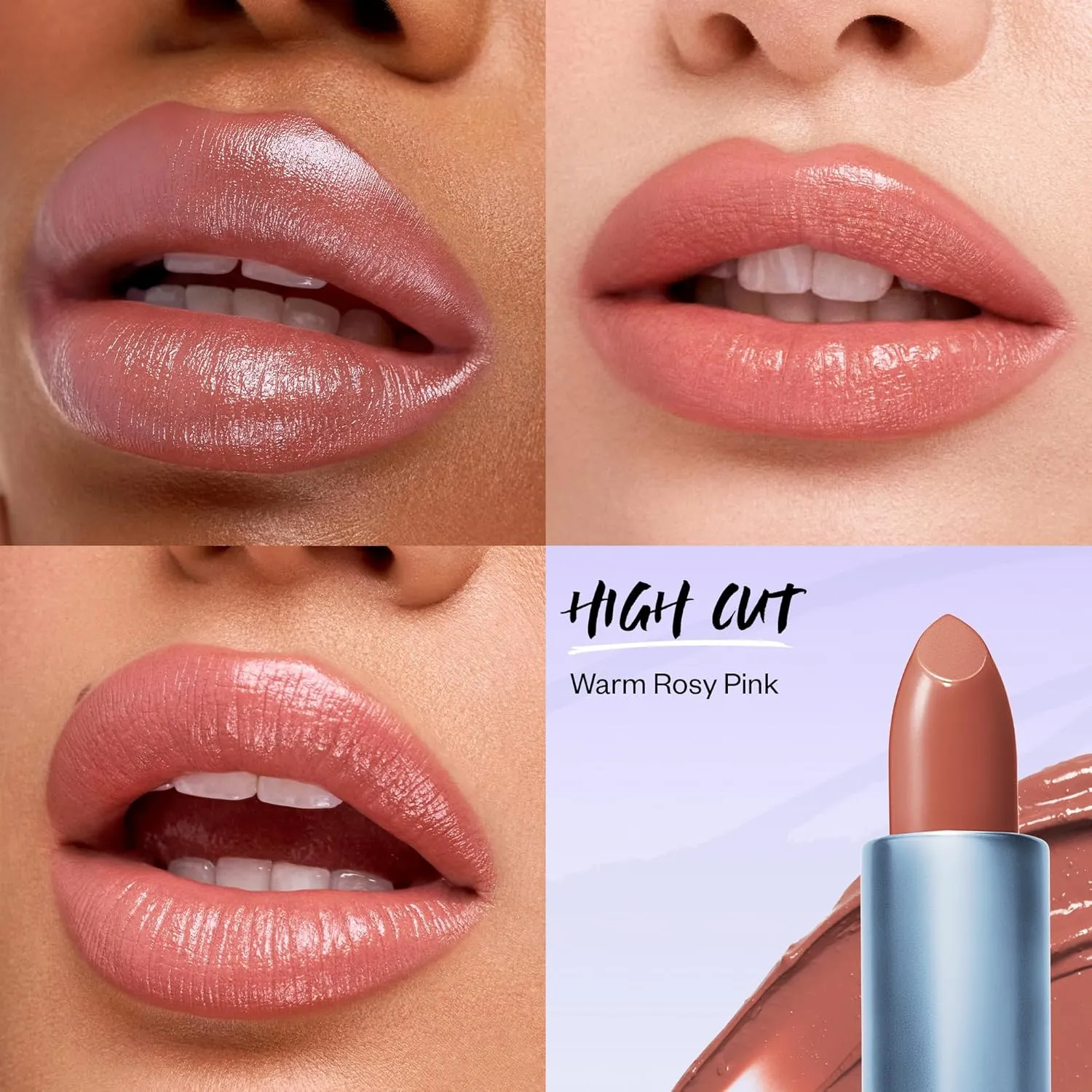 Kosas Weightless Lip Color Nourishing Satin Lipstick - High Impact Lip Color with Clean Formula - Comfy Feel & Soft Finish - High Cut
