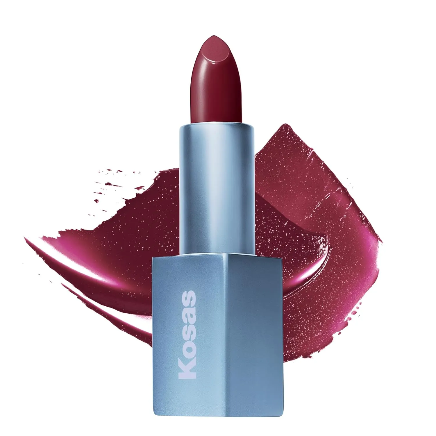 Kosas Weightless Lip Color Nourishing Satin Lipstick - High Impact Lip Color with Clean Formula - Comfy Feel & Soft Finish - Star Power