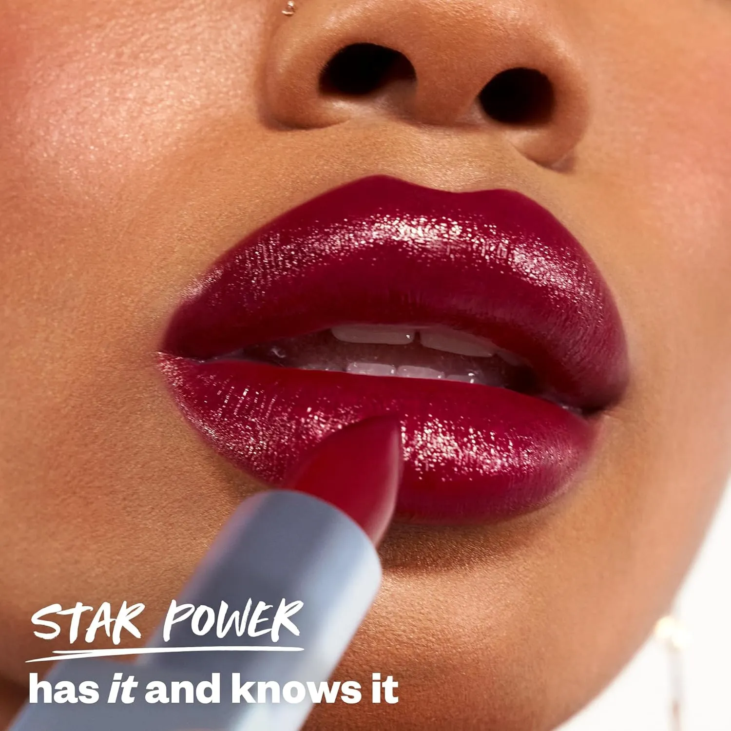 Kosas Weightless Lip Color Nourishing Satin Lipstick - High Impact Lip Color with Clean Formula - Comfy Feel & Soft Finish - Star Power