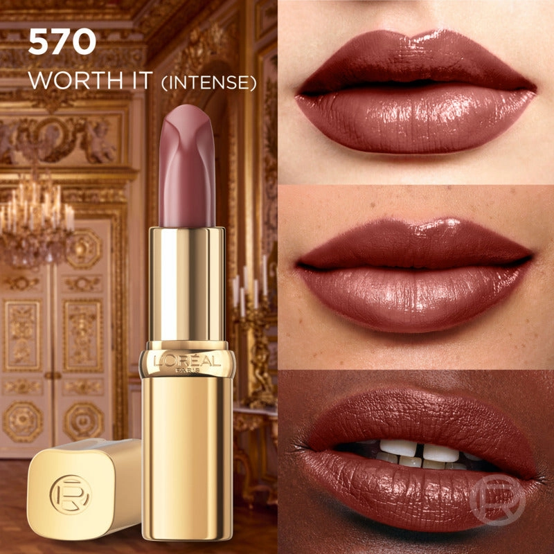 L'Oréal Paris Color Riche Satin Lipstick - 570 Worth It Intense
