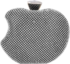 Ladies Special Bite Off Apple Shape Hardcase Clutch Bag