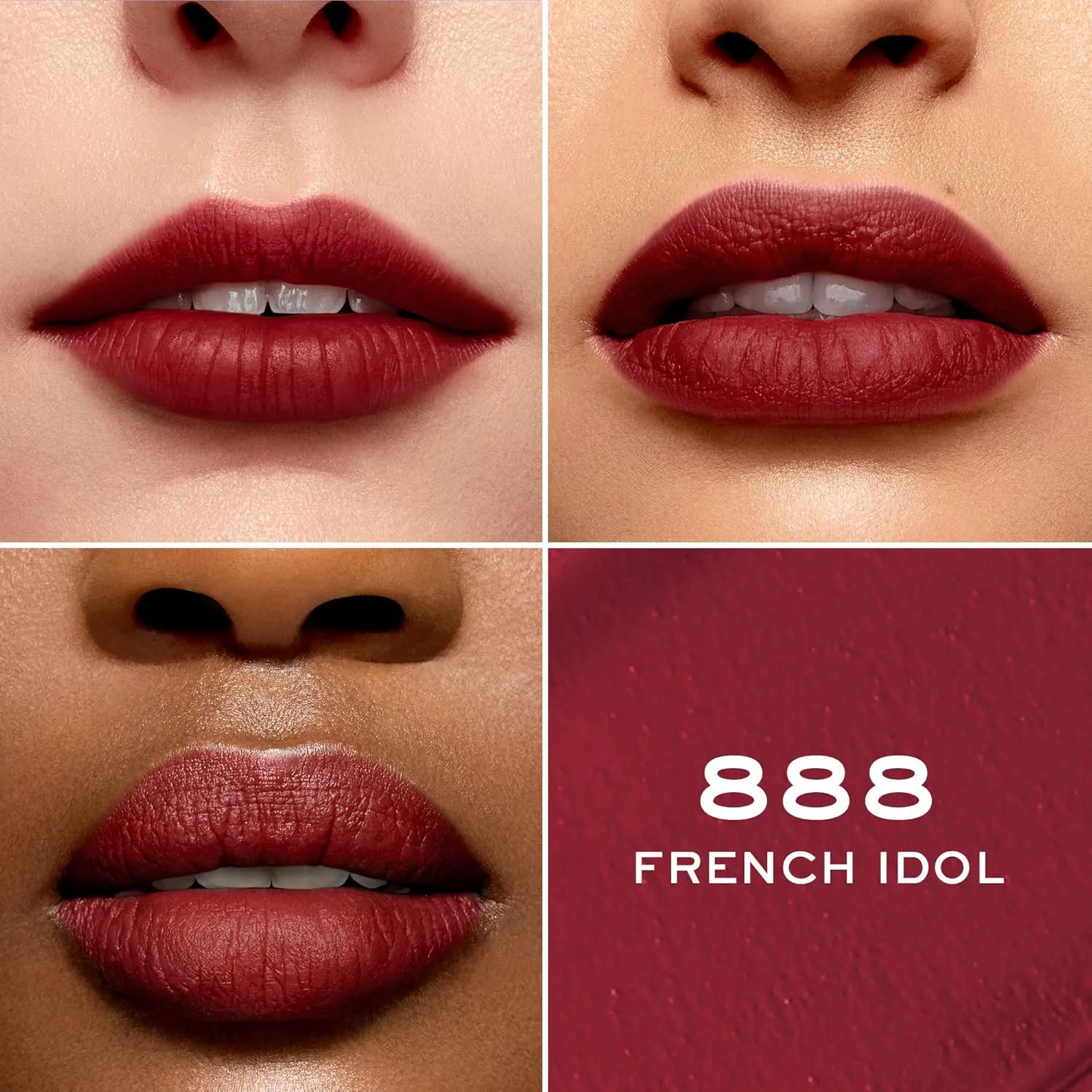 Lancôme L'Absolu Rouge Intimatte Hydrating Matte Lipstick - Buildable & Lightweight Formula with a Soft Matte Finish - Up To 12HR Comfort