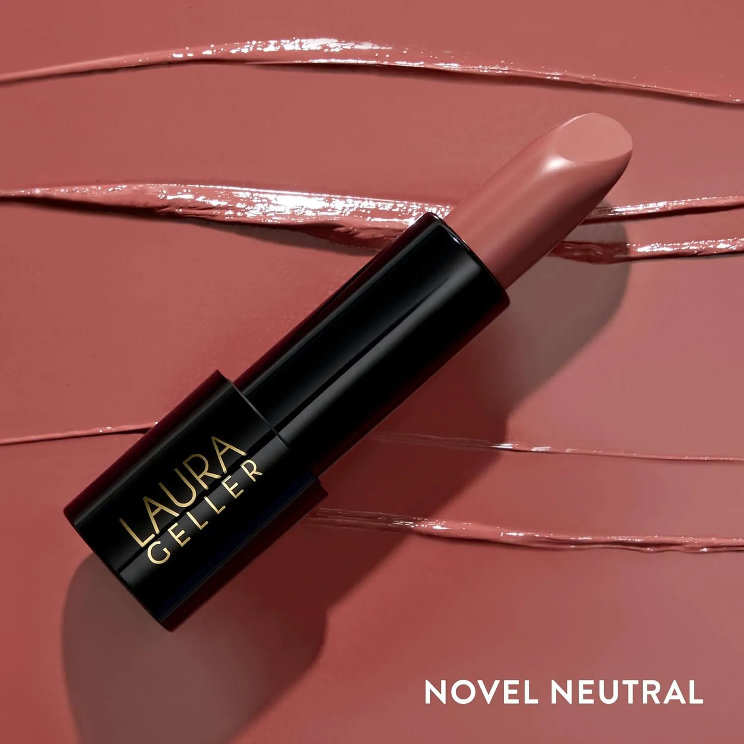 LAURA GELLER NEW YORK Modern Classic Lipstick - Novel Neutral - Ultra-Rich Color - Luxurious and Lightweight - Cream Finish