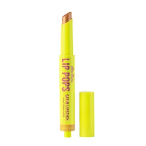 Lime Crime Lip Pops Satin Lipstick, Gold Star - Metallic Gold Hue - Lightweight, Satin Finish Lipstick with Buildable Coverage - Lemon Lime Scent - Vegan