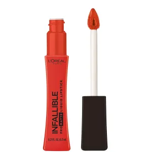 L’Oréal Paris Infallible Pro Matte Liquid Lipstick, Long-Lasting Intense Matte Color, Up to 16HR Wear, highly pigmented, full coverage liquid lipstick, Ma Chérie, 0.21 fl. oz.