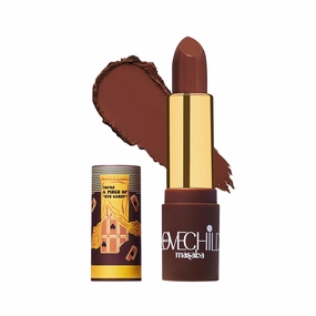 Love;Child Masaba - Barfee - Luxe Matte Lipstick Hydrating & Nourishing, Long lasting, Chocolate Brown Bullet Matte Lipstick, 4ML