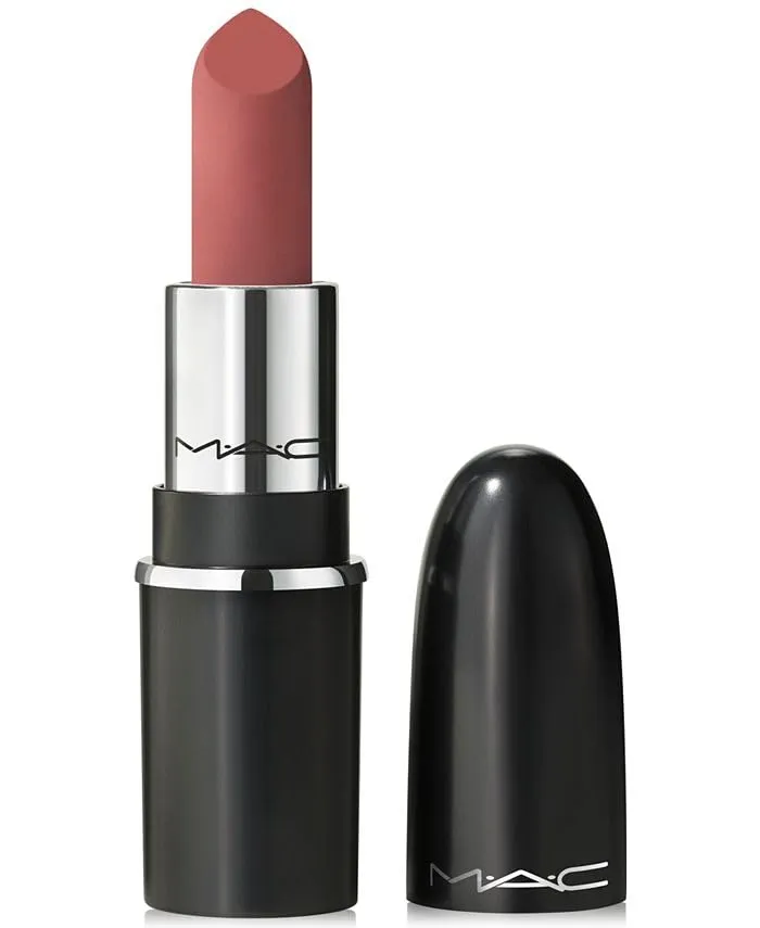 MAC M·A·Cximal Silky Matte Lipstick Mini, Velvet Teddy, 0.06 Ounces