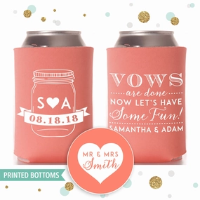 Mason Jar - Bottom-Printed