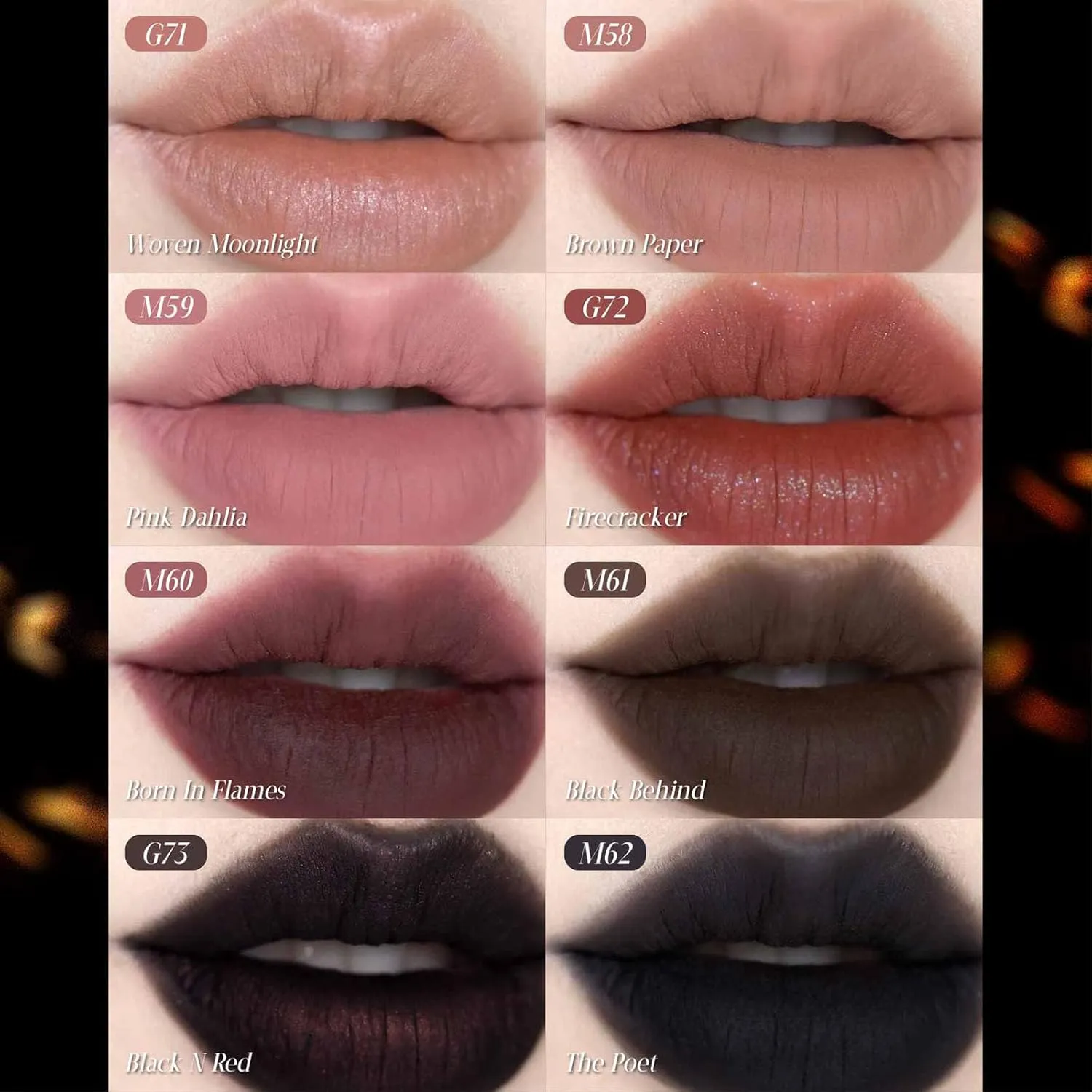 Matte Lip Stain – Lightweight Velvet Lip Tint, Long Lasting Liquid Lipstick, Transfer Resistant, Non-Drying & Smudge Proof Formula (M60)
