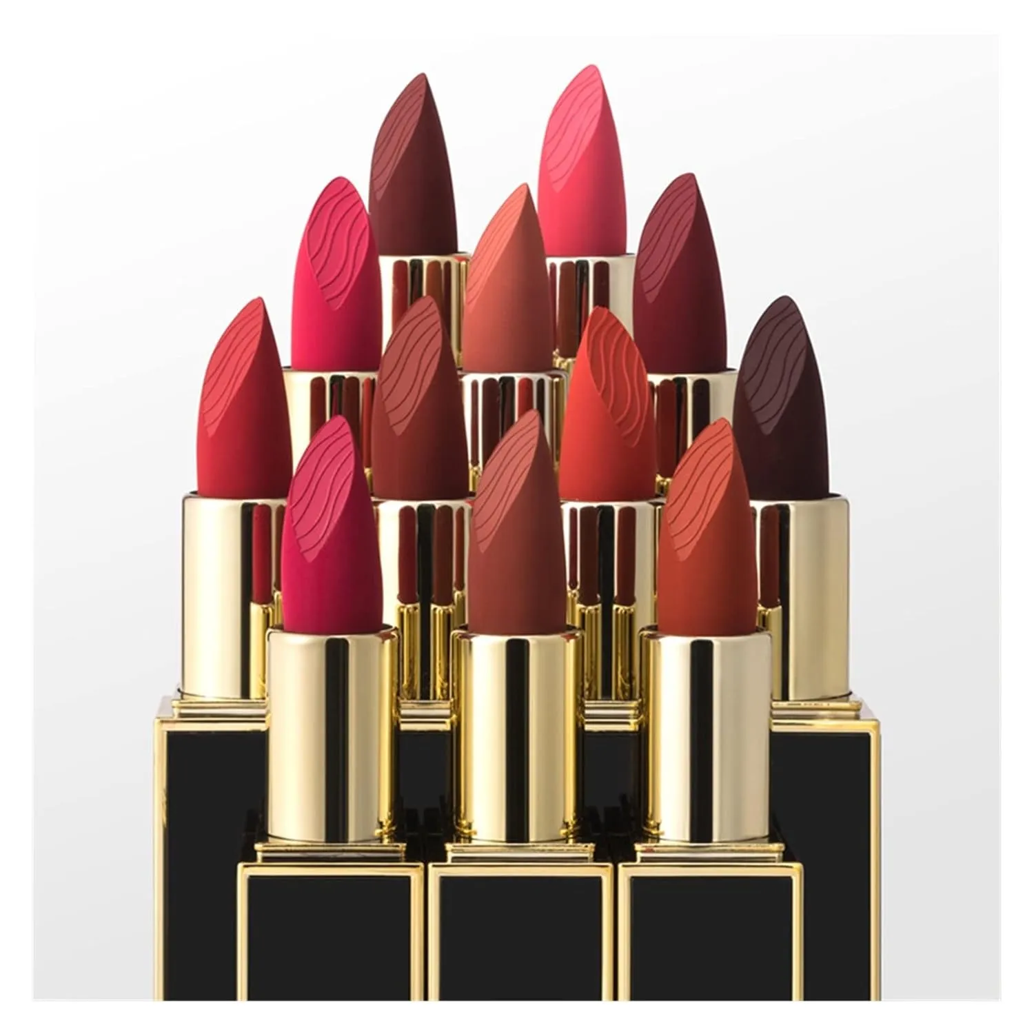 Matte Lipstick Non-stick Cup Matte Velvet Lipstick Make-up Lipstick Student (Color : 10#, Size : 3.5g)