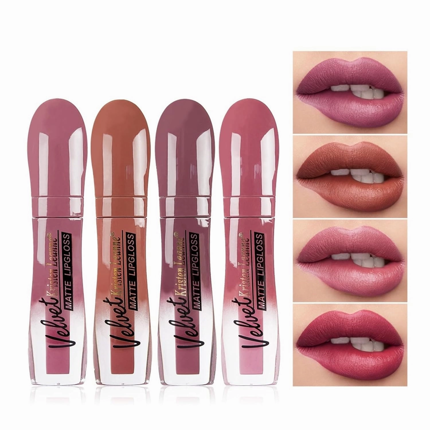 Matte lip gloss matte lipstick non-stick cup does not fade lip gloss makeup (Color : 803, Size : 5ML)
