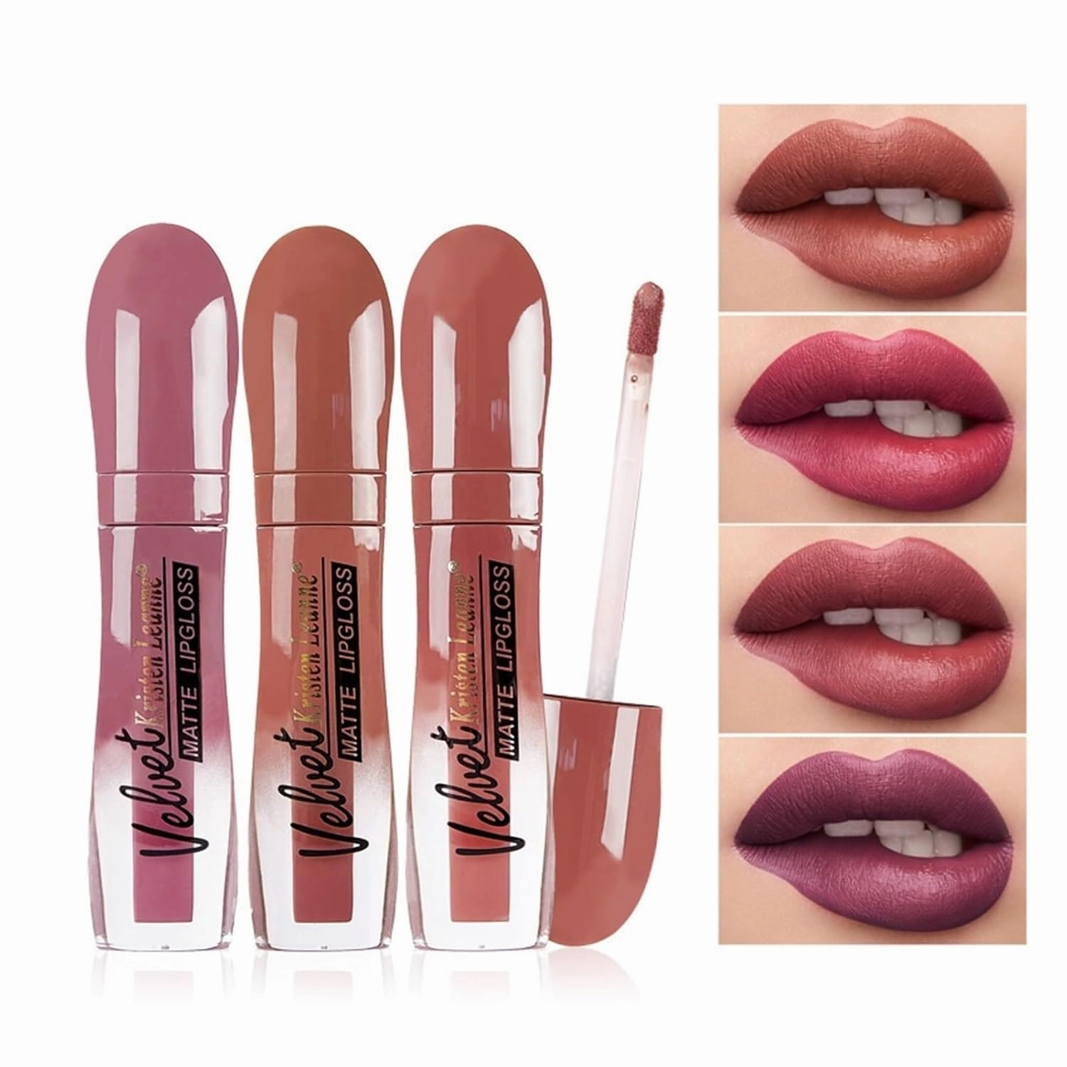 Matte lip gloss matte lipstick non-stick cup does not fade lip gloss makeup (Color : 803, Size : 5ML)