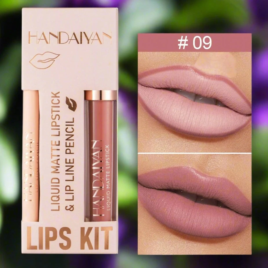 Matte Lipstick and Lip Liner