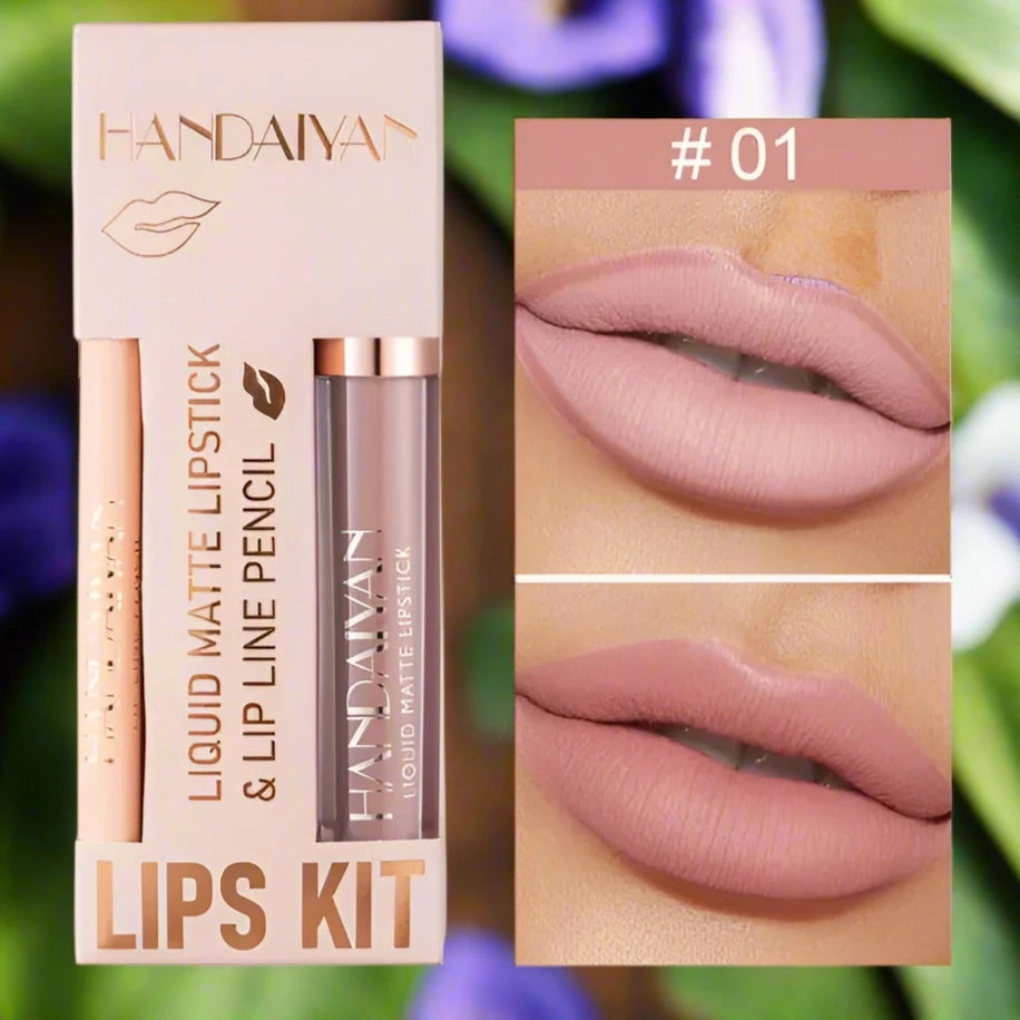 Matte Lipstick and Lip Liner