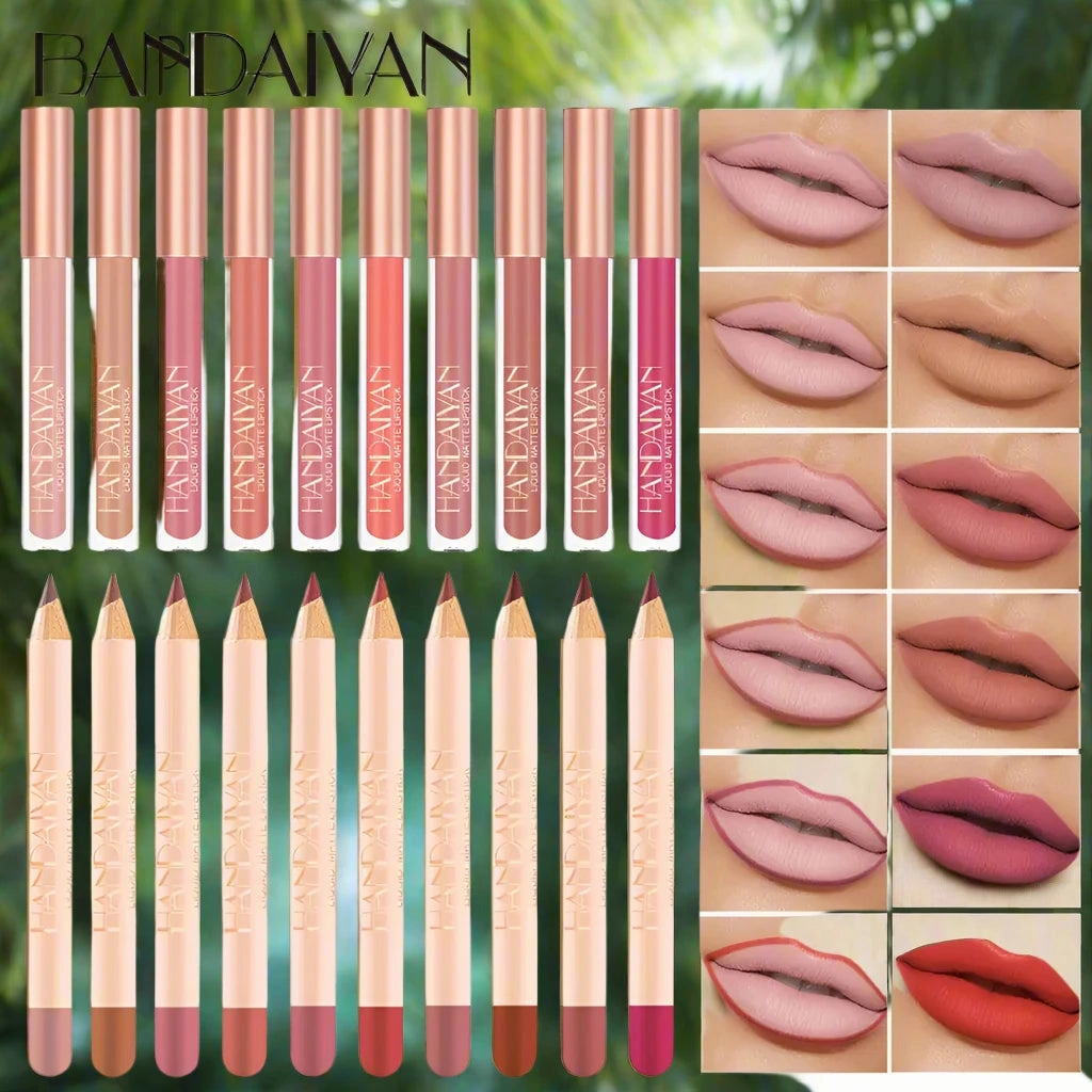 Matte Lipstick and Lip Liner