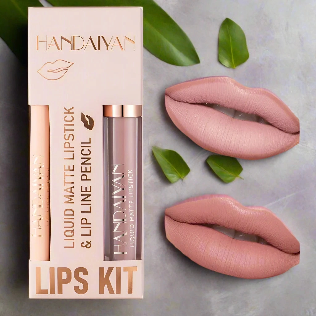 Matte Lipstick and Lip Liner