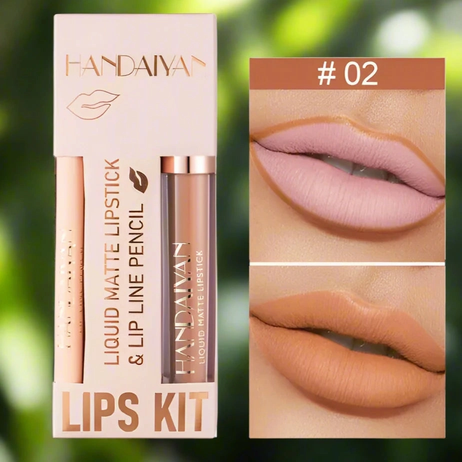 Matte Lipstick and Lip Liner