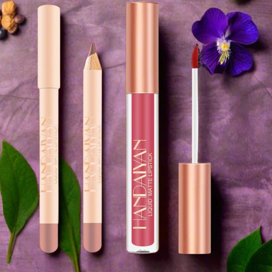 Matte Lipstick and Lip Liner