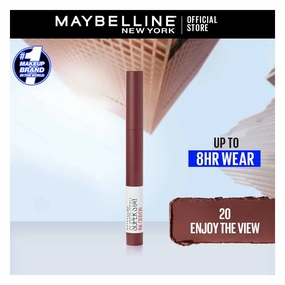 Maybelline New York Super Stay Ink Crayon Matte Longwear Lipstick, 8hrs long wear Matte Lipstick - 20 Enjoy The View