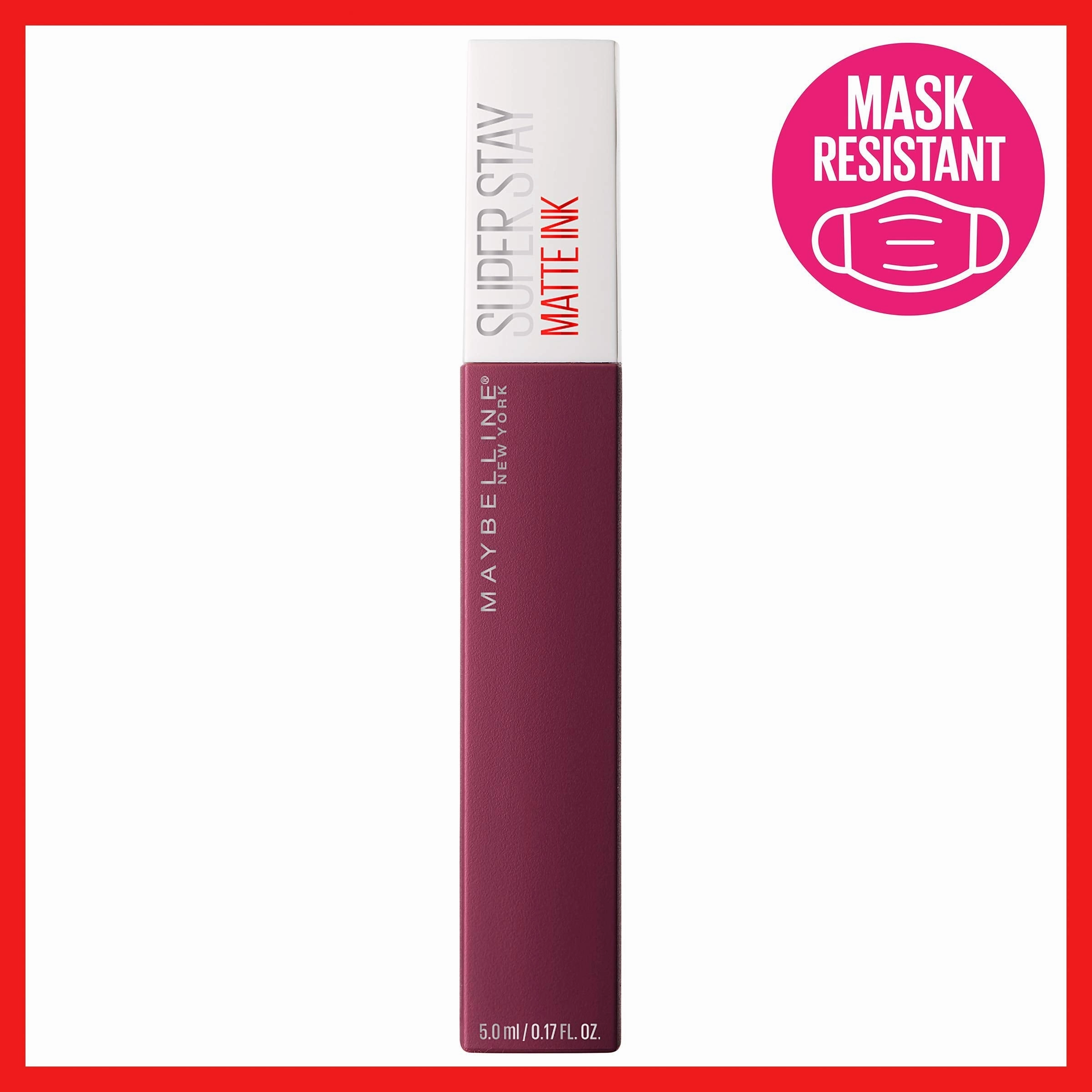 Maybelline New York SuperStay Matte Ink Liquid Lipstick, Believer, 0.17 Ounce