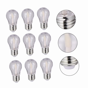 Mikinona 20pcs Tubes 6ml Empty Bulb-shaped Lip Gloss Containers Diy Lipstick Storage (silver)