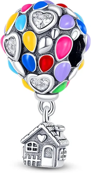 MULA 925 Sterling Silver Charms for Bracelets and Necklaces Lipstick and Bag Dangle Pendants Tower Camera Beads Jewelry Charms for Women