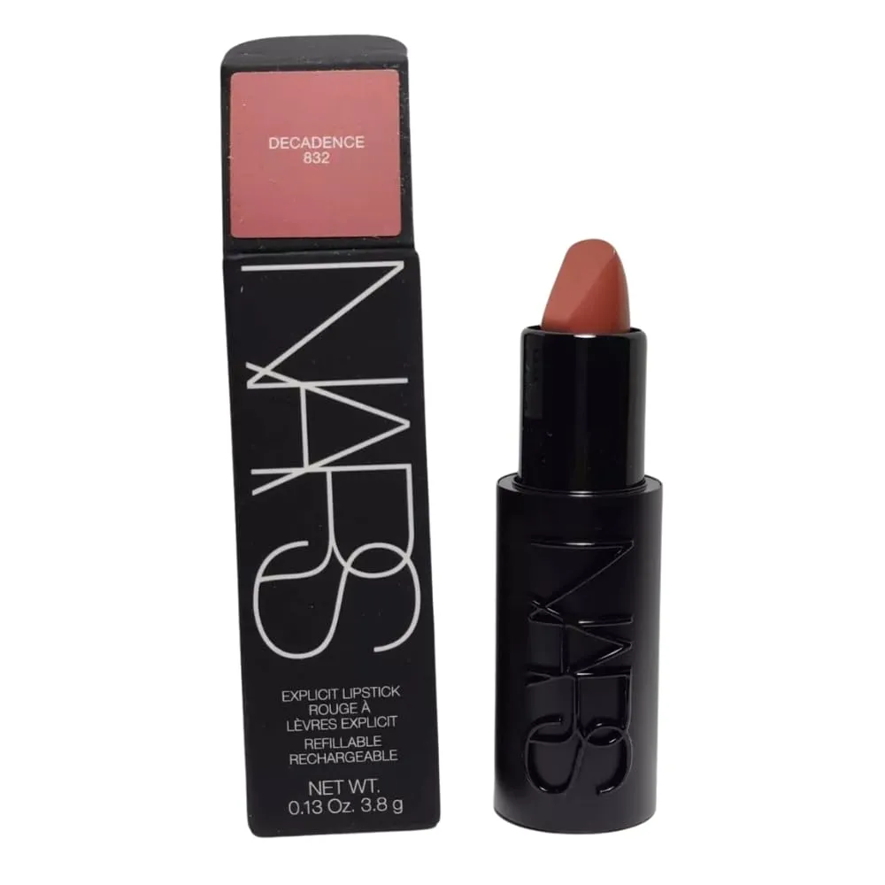 NARS Explicit Lipstick Satin Finish Full Size (DECADENCE 832, .13OZ)