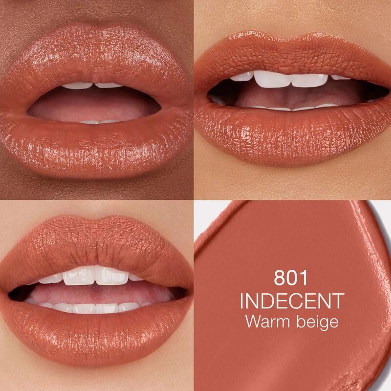 NARS Explicit Refillable Satin Lipstick – Indecent 801, 0.13 oz / 3.8 g