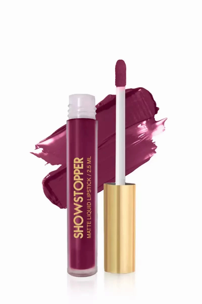 Neyah Show Stopper Matte Liquid Lipstick - 2.4gm(Apricot)