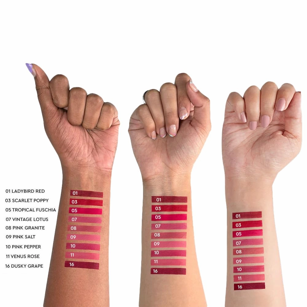 Non-stop Airy Matte Liquid Lip - Maple Sugar(5 ml)| Transferproof I Waterproof lipstick Long Lasting I Apricot & Avocado Oil | 100% Vegan | 5ml | No Parabens, No Toxins