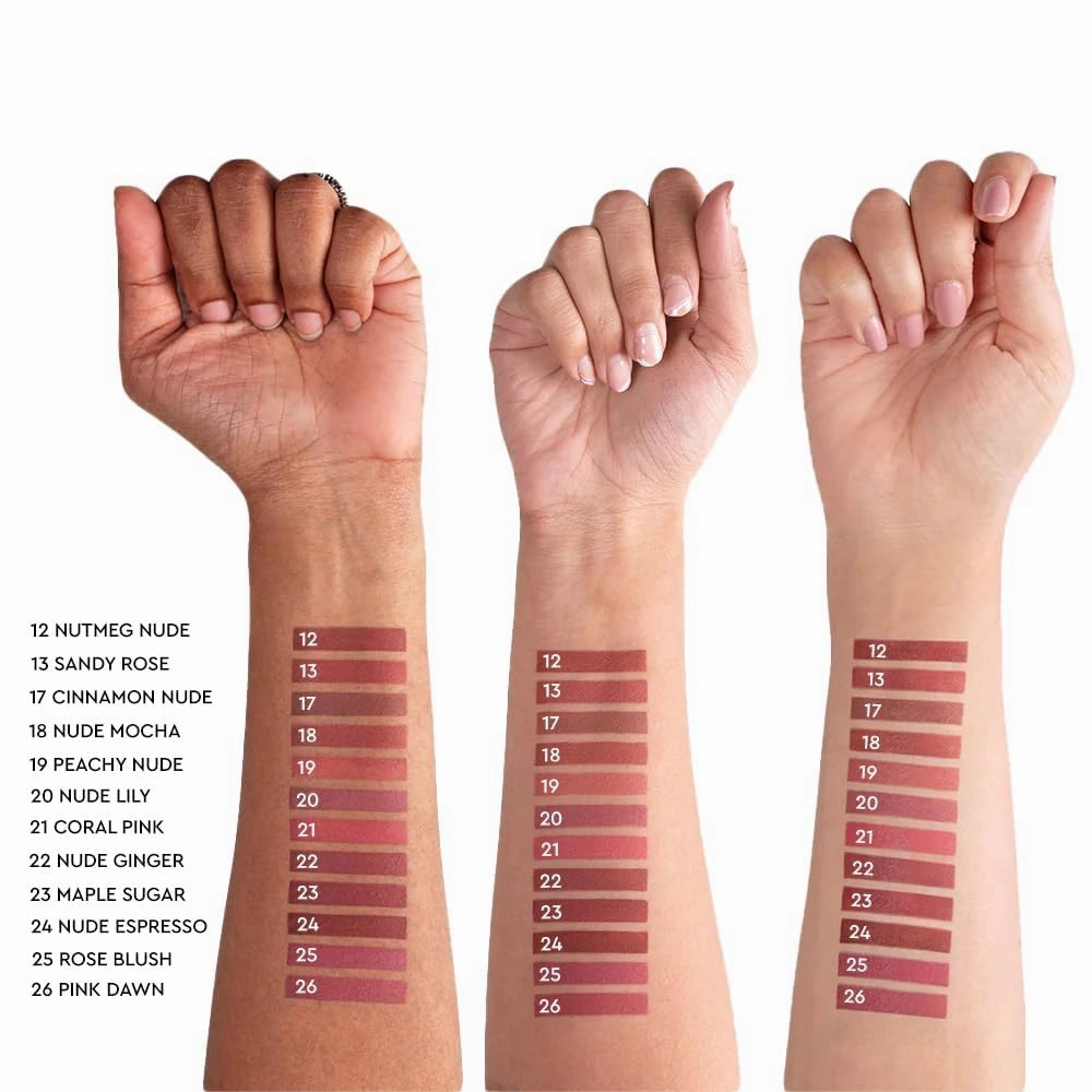 Non-stop Airy Matte Liquid Lip - Maple Sugar(5 ml)| Transferproof I Waterproof lipstick Long Lasting I Apricot & Avocado Oil | 100% Vegan | 5ml | No Parabens, No Toxins