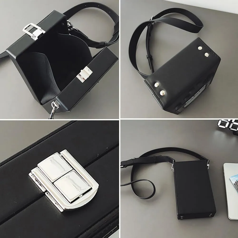 Novelty Controller Game Shaped Box Purse, Kawaii Mini Funny Fashion Shoulder Bag, Lightweight Leather Unique Crossbody Bag