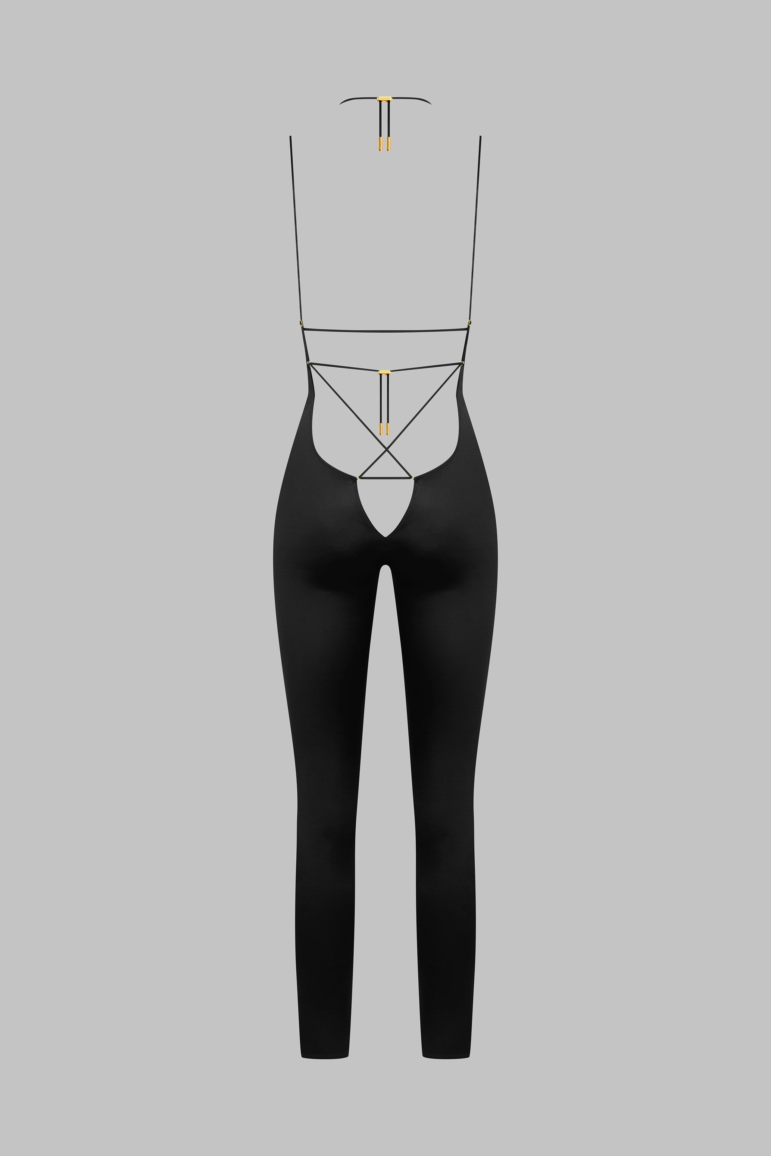 Open back strappy jumpsuit - French Kiss