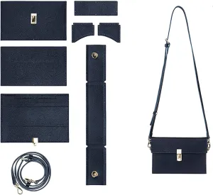 POPSEWING Leather Box Phone Bag DIY Kit, Small Crossbody Cell Phone Purse for Women