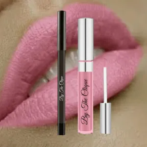 Premium Light Pink Matte Lip Kit | Lipstick and Lip Liner Pencil Set | Blushing Bride…