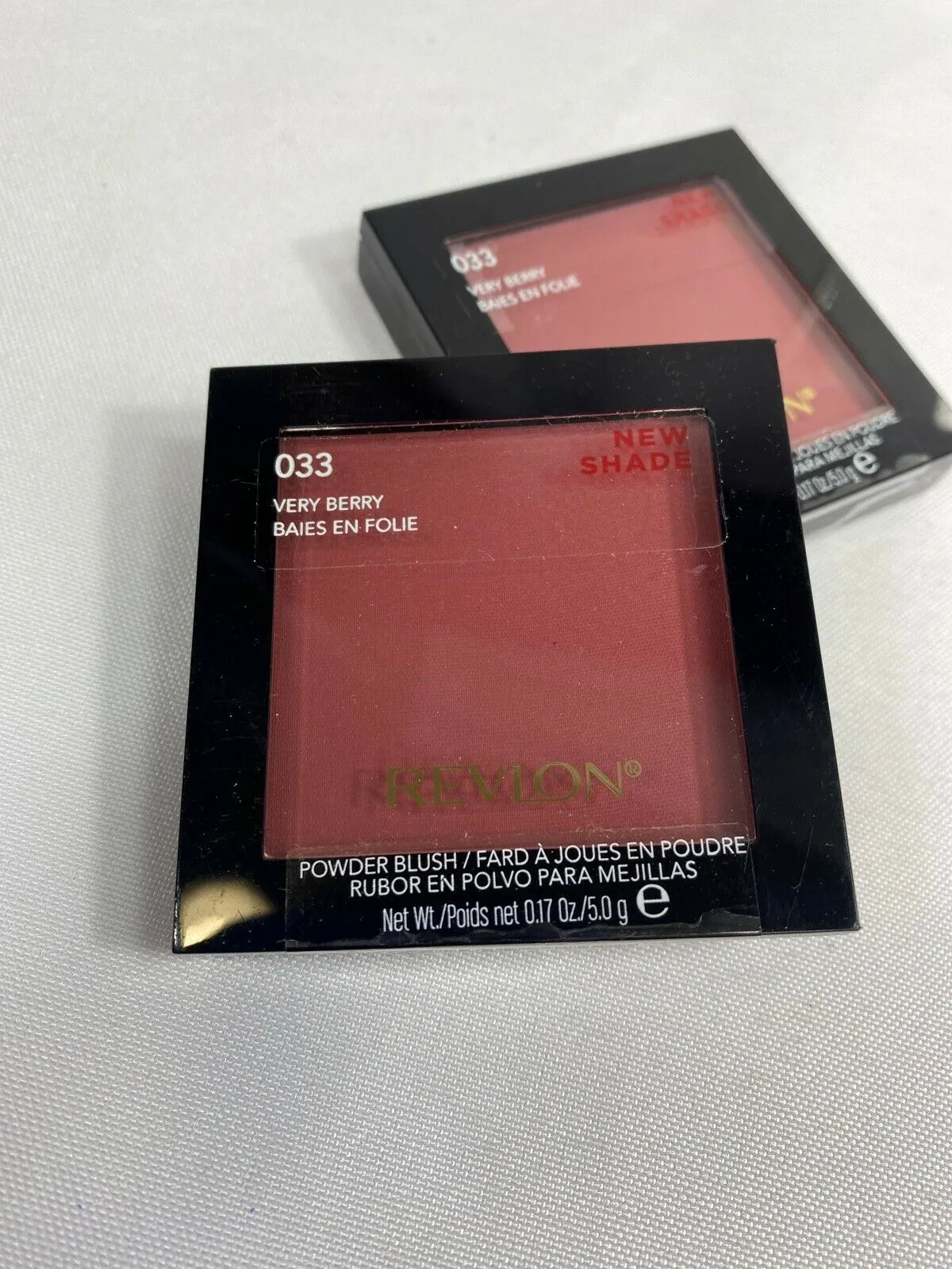 Revlon 033 Very Berry Powder Blush Satin Cheek Color Combine Shipping