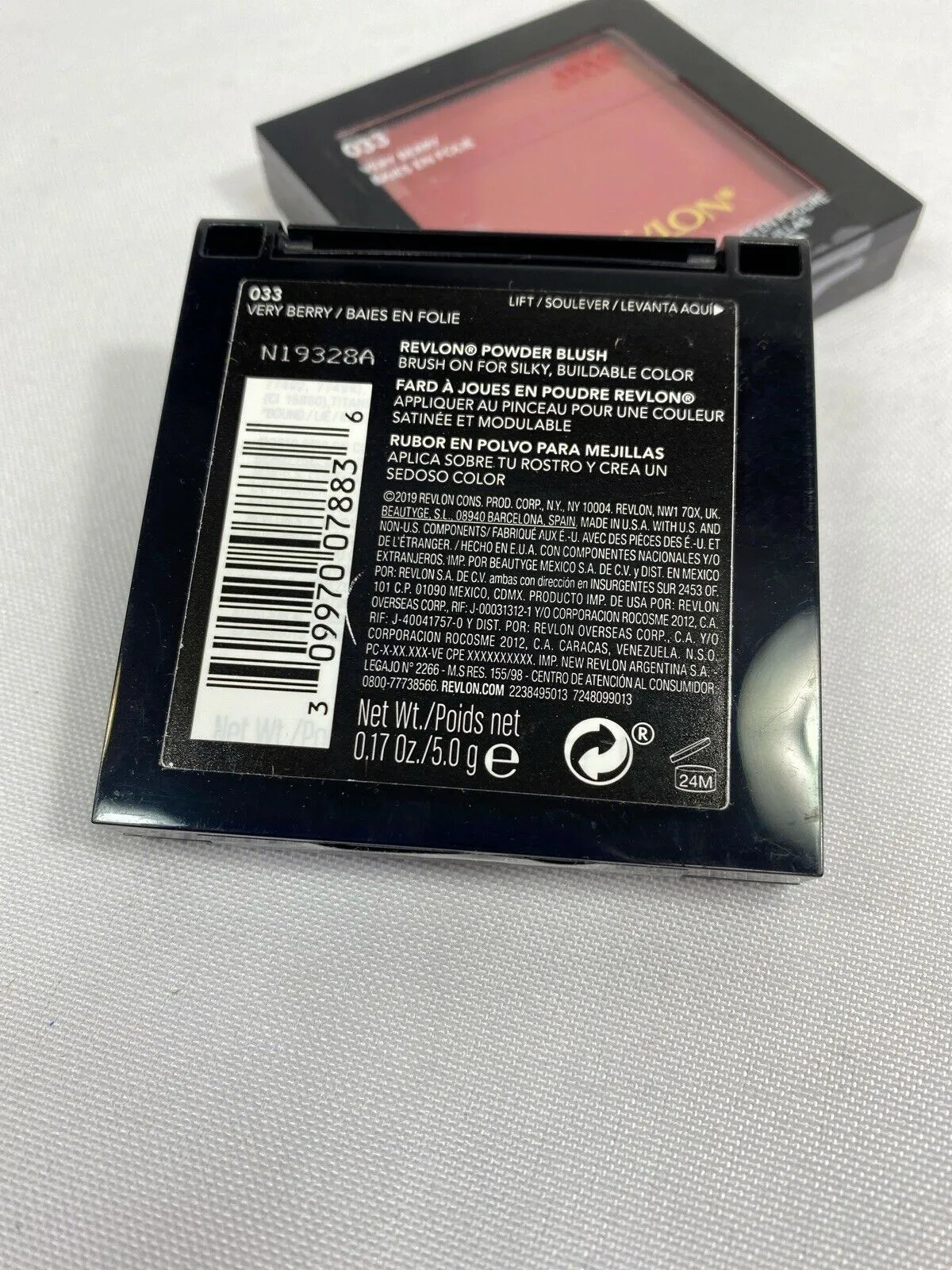 Revlon 033 Very Berry Powder Blush Satin Cheek Color Combine Shipping