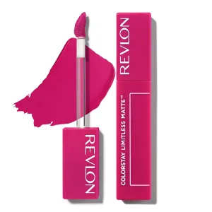 Revlon ColorStay Limitless Matte Liquid Lipstick, Vegan Formula, No-Budge, Longwear Lip Color, Long Lasting, Lightweight/Comfortable, Waterproof, 007 Icon Era, 0.17 fl oz