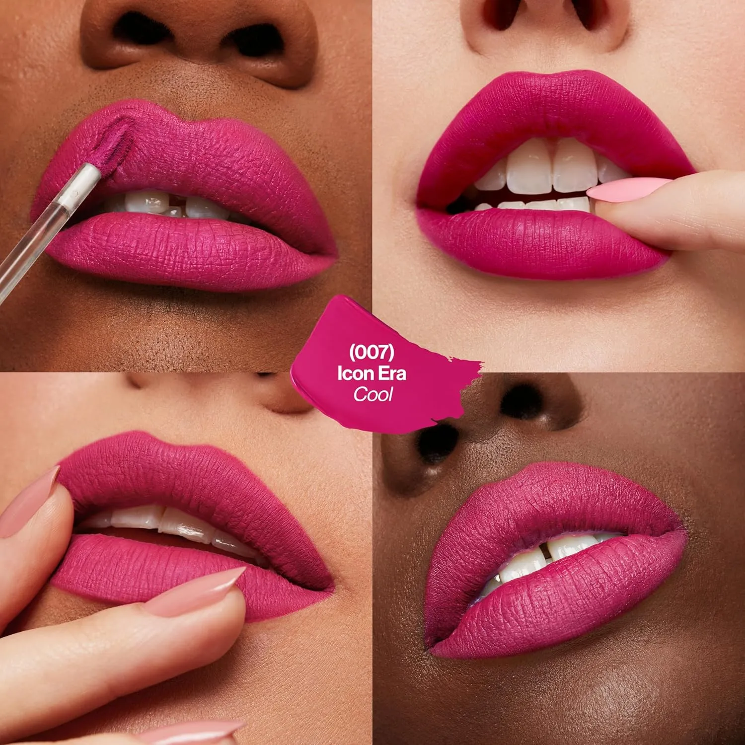 Revlon ColorStay Limitless Matte Liquid Lipstick, Vegan Formula, No-Budge, Longwear Lip Color, Long Lasting, Lightweight/Comfortable, Waterproof, 007 Icon Era, 0.17 fl oz