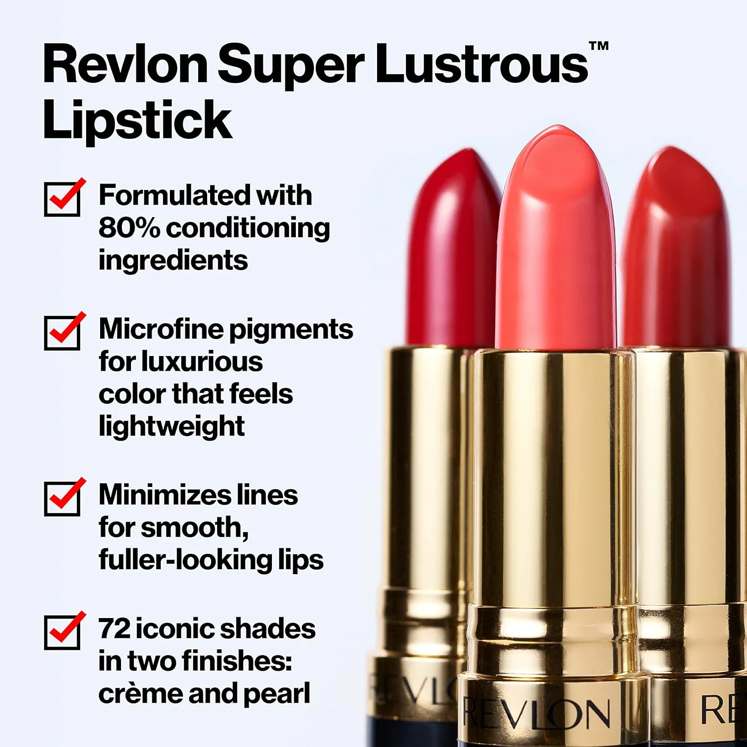 Revlon Super Lustrous Lipstick, Creamy Formula For Soft, Fuller-Looking Lips, Moisturized Feel, 027 Violet Frenzy, 0.15 oz