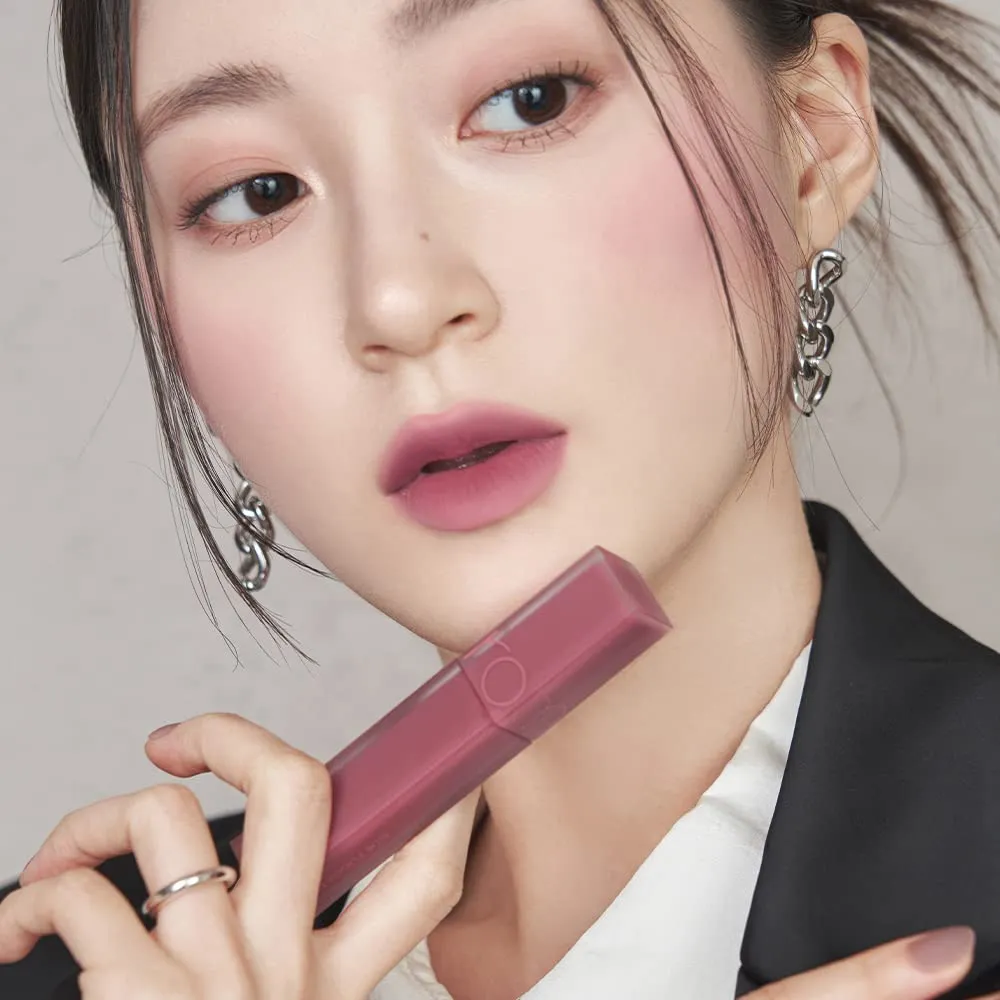 rom&nd BLUR FUDGE TINT | matte lipstick| light weight| cream type| super stay| k-beauty| highly pigment|moisturizing,0.17oz (06 MAUVISH)