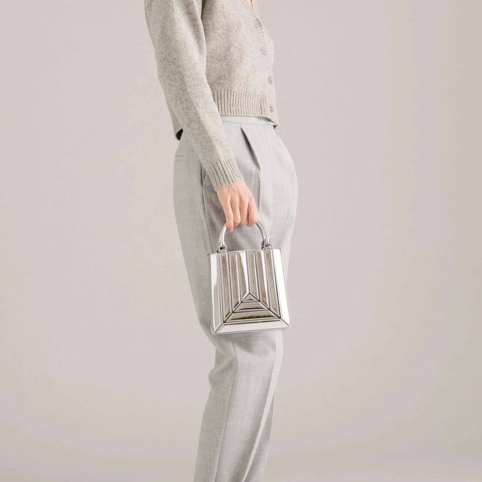 Sera Tall Tote Mini - Mirror