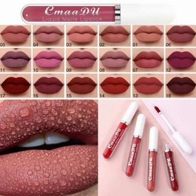 Sexy Long-Lasting Velvet Matte Lip Gloss – Liquid Lipstick for Women, Nonstick Cup, Waterproof Red Lip Makeup