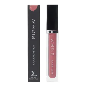 Sigma Beauty Liquid Lipstick – Bold and Luxurious Liquid Matte Lipstick with a Satin Finish - Clean, Vegan Cruelty Free Makeup (Fable)