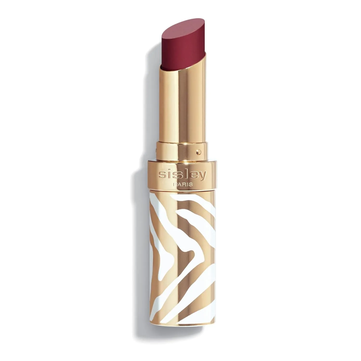 Sisley Paris Phyto-Rouge Shine, 42 Sheer Cranberry - Hydrating Shine Lipstick - Plumps & Smooths Lips - Sheer Color, Rich Texture, Intense Shiny Finish