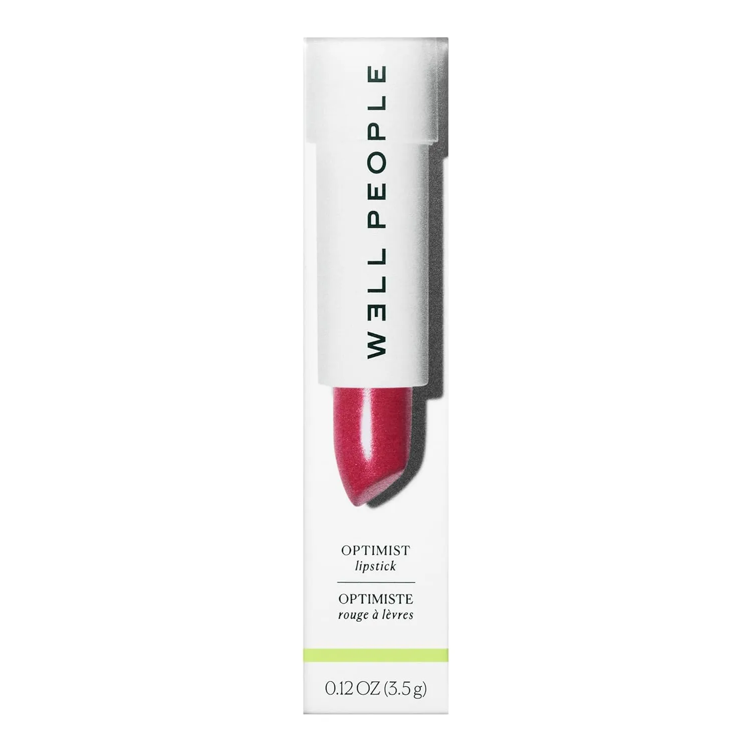 Well People Optimist Lipstick, Hydrating, High-Pigment Lipstick For Long-Lasting Color, Nourishes Lips, Satin Finish, Vegan & Cruelty-free, Om Yeah