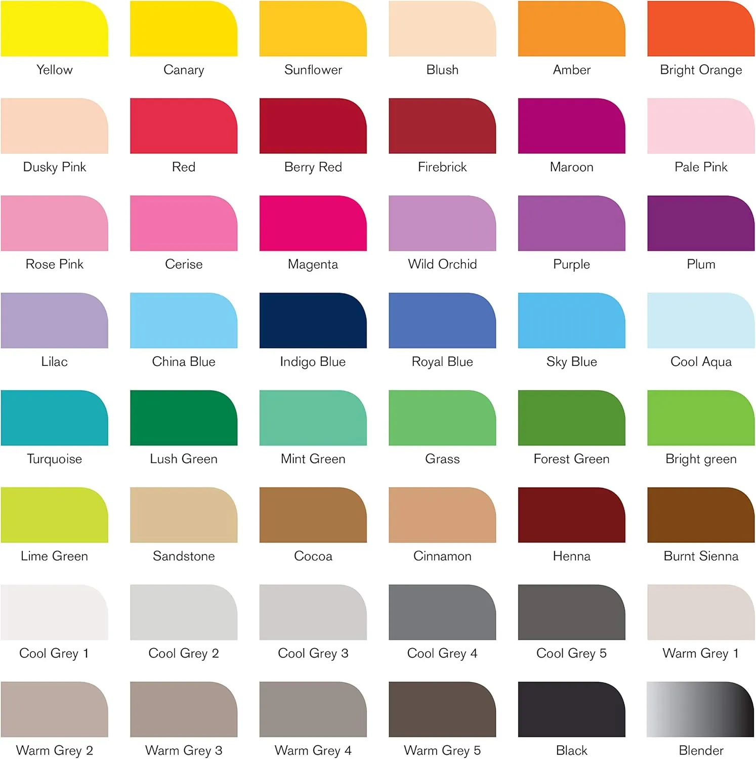 Winsor & Newton ProMarker Brush Set, 48 Count, Essential Collection