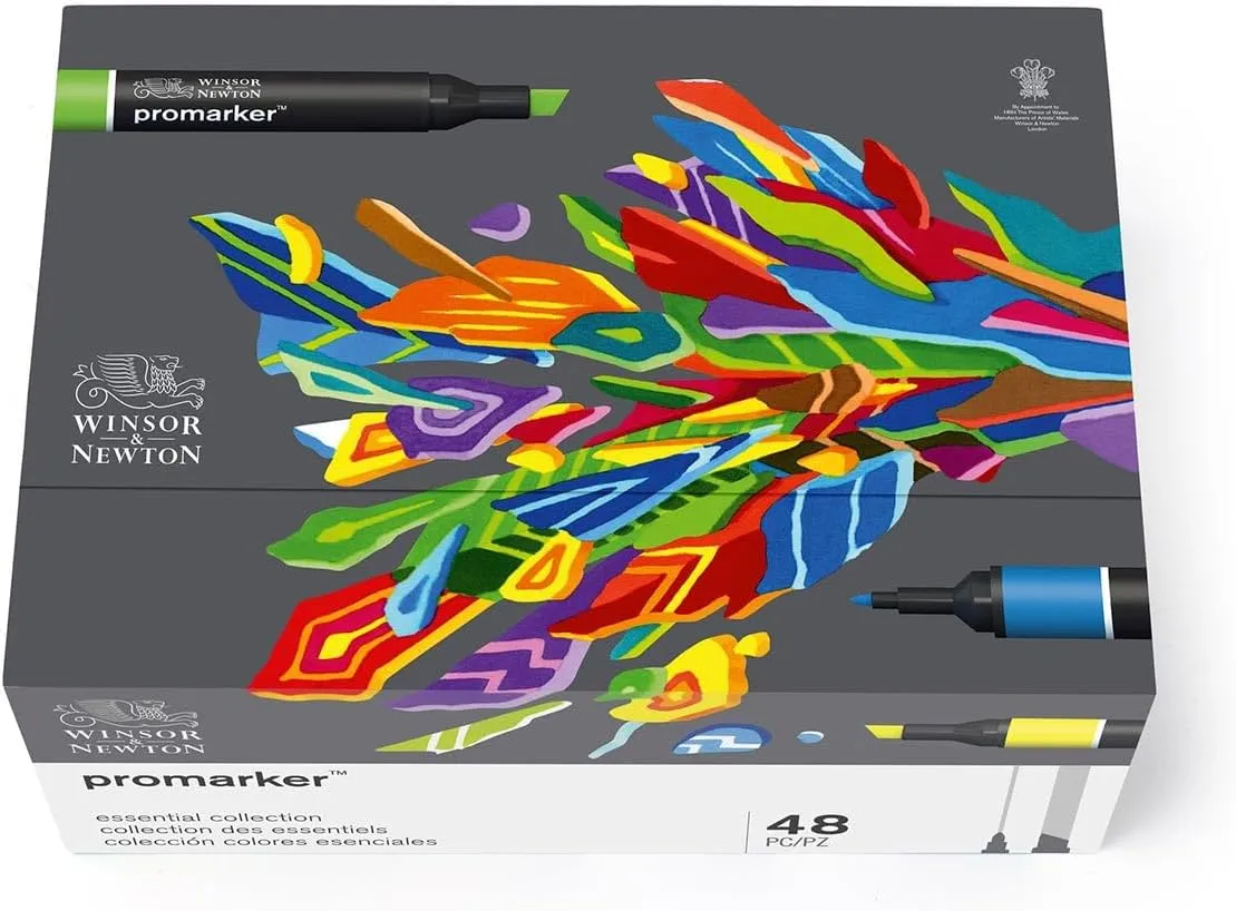 Winsor & Newton Promarker, Set of 48, Essential Collection