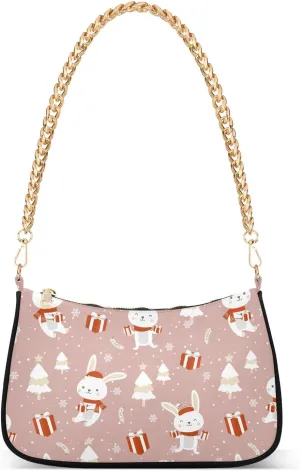 Women's Shoulder Handbags Chain Shoulder Brace for Women Bag Cute Print Ladies Vacation Handbags Tote Purse,Multi1